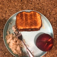 A picture of Three ingredient sandwich.
