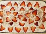 strawberry tres leches cake