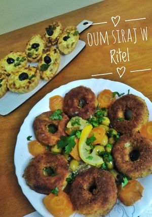 صورة لوصفة طاجين الدونات مع مرق الزيتون 😋
