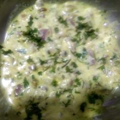 A picture of Brinjal Raita.