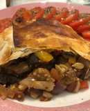 Strudel de berenjenas