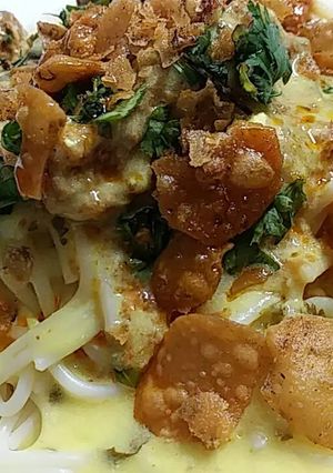A picture of Memoni curry Khaowsa.