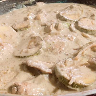 Fajitas de pollo a la crema en salsa verde Receta de Charly Yarce- Cookpad