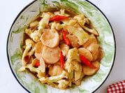 Gambar tumis pentol bunga kol