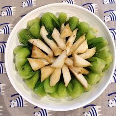 A picture of Bok Choy with Fish Block.