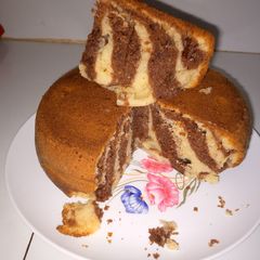 No Oven Bake Marble Cake A picture of No Oven Bake Marble Cake.