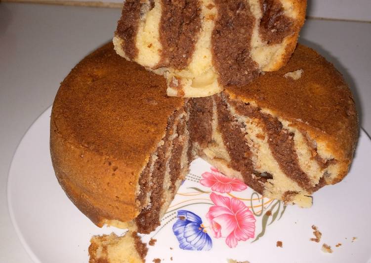 No Oven Bake Marble Cake