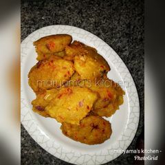 A picture of Yam fritters.