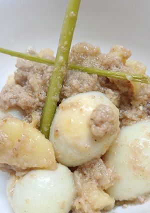 Foto resep Mpasi 11m+ Rendang Telor Puyuh