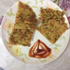 A picture of Suji / semolina Chilla.
