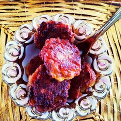 A picture of Pumpkin flowers fritters.
