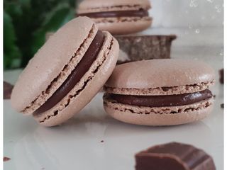 Macarons au chocolat