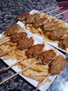 صورة لوصفة كفتة مشوية بالاسياخ 😋