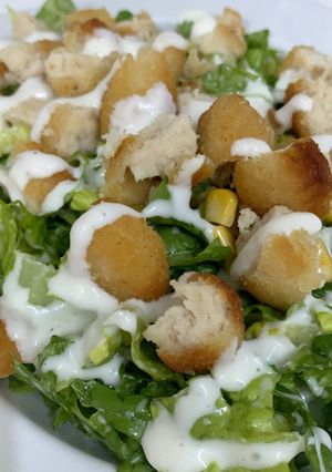 صورة لوصفة سلطه سيزر 😋