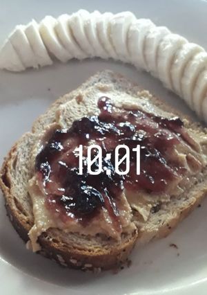 Una foto de Mantequilla de maní casera