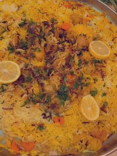 صورة لوصفة رز بالدجاج والخضار