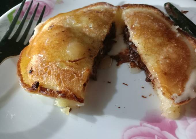 Recipe of Speedy Nutella stuffed Pan Cake 🥞