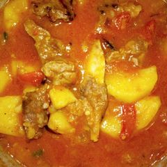 A picture of Stewed potatoes beef.