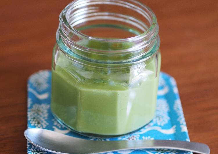 Easiest Way to Prepare Soy Milk MATCHA Pudding