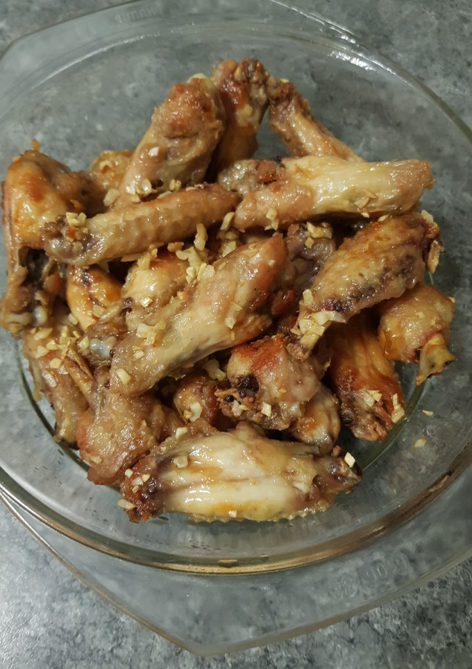 Una foto de Alitas al ajillo con Vinagre