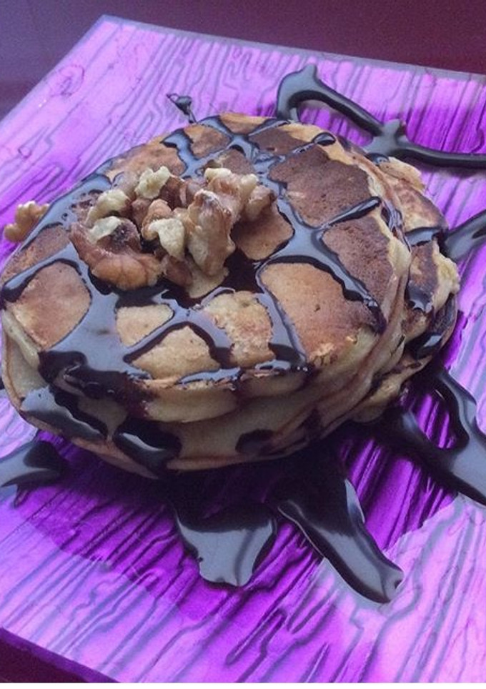 Una foto de Tortitas de plátano