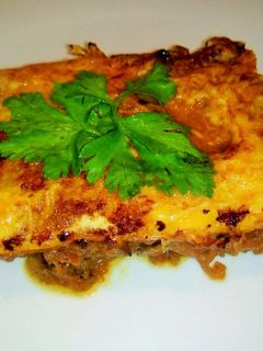 صورة لوصفة غراتان الباذنجال 🍝 باللحم المفروم