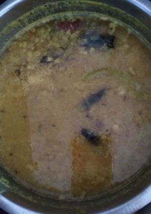 A picture of Red lentil daal.