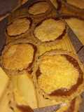 Tarta integral de dulce de leche y coco
