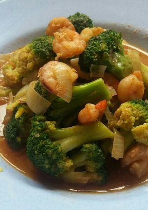 Foto resep Cah Brokoli Udang
