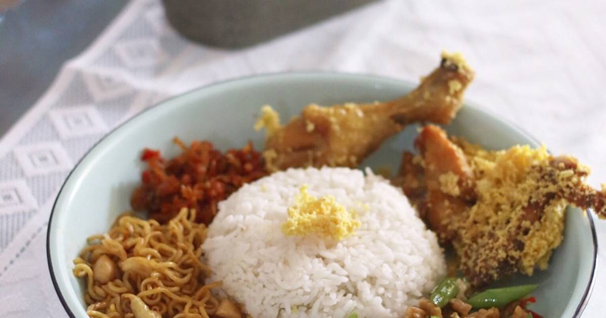 1 160 resep nasi uduk ricecooker enak dan sederhana Cookpad 