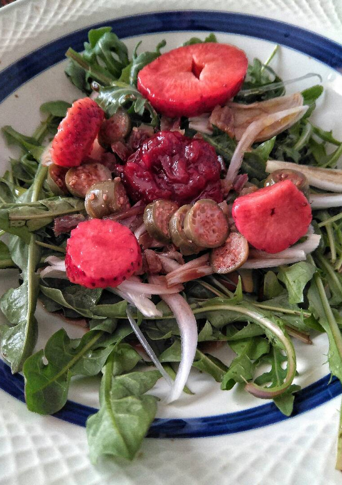 Una foto de Ensalada de rúcula