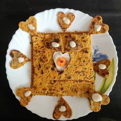 A picture of Oats and Wheat Masala Paratha.