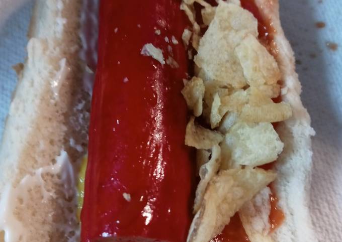 Recipe: Yummy Pickled Sausage Sandwich