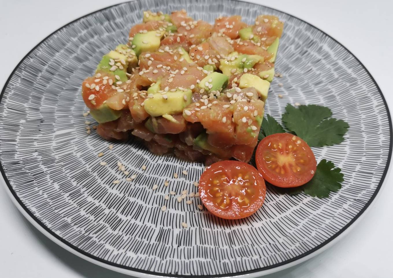 Tàrtar de salmón y aguacate