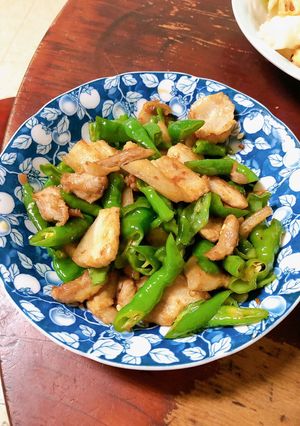三層肉炒糯米椒 的食譜成品照片