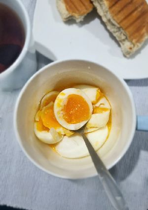 Una foto de Huevos a la copa