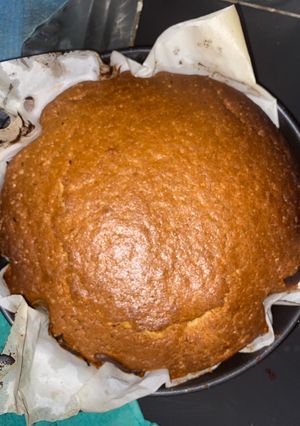 A picture of Vanilla sponge cake.