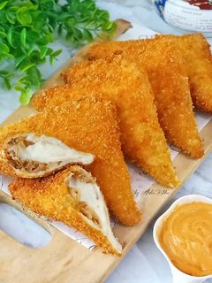 Foto resep Risoles Macaroni Bolognese (Dengan Kulit Roti Tawar)