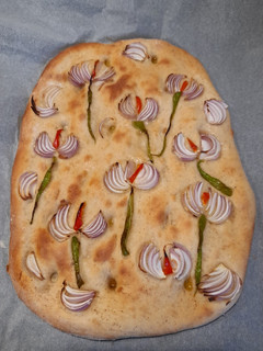Una foto de Focaccia en flor⚘