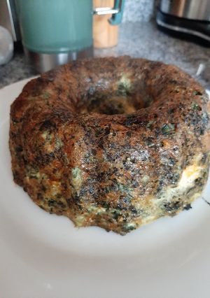 Una foto de Budín de acelga