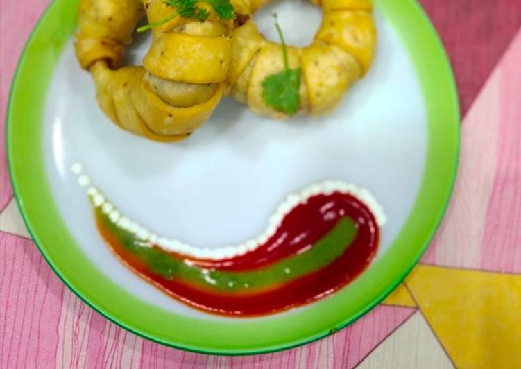 Recipe of Ultimate Pinwheel samosa
