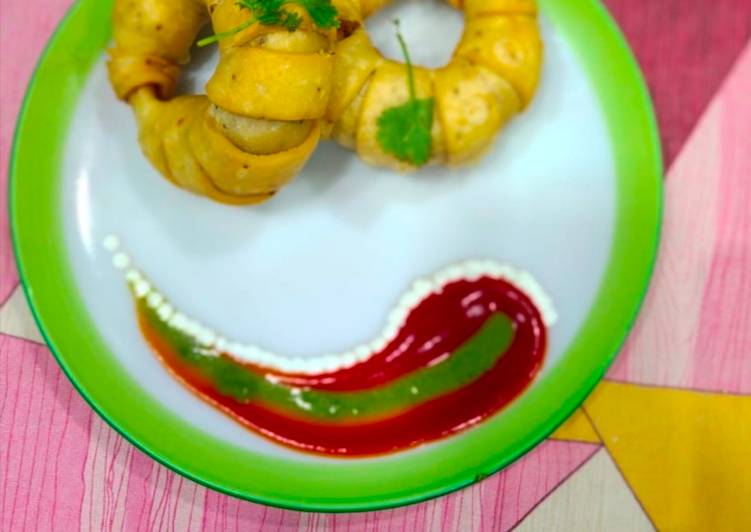 How to Make Homemade Pinwheel samosa