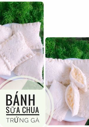 Hình của món Ăn dặm - Bánh sữa chua trứng gà.