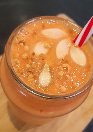 รูปของ มะละกอกระชายไซเดอร์ สมูทตี้ช่วยหมอ 👩⚕️ Covid-19 Off drink