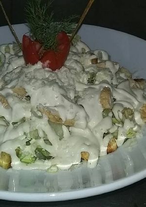 صورة لوصفة سلطه سيزر مقدمه من الشيف كريم الصقر