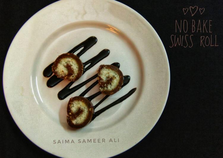 No bake swiss roll No bake swiss roll