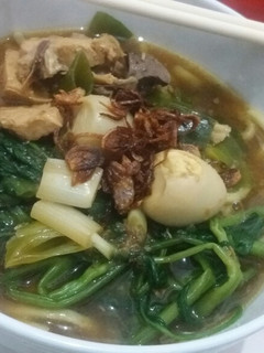 Foto resep Mie kangkung