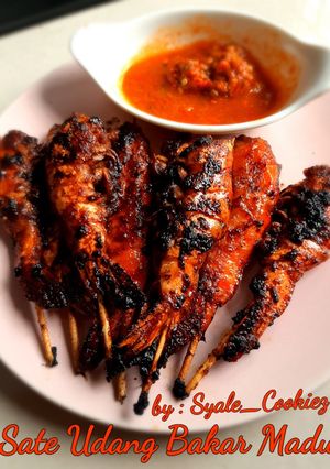 Foto resep Sate Udang Bakar Madu