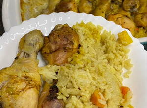 Фото Плов з курячими гомілками в духовці😋.