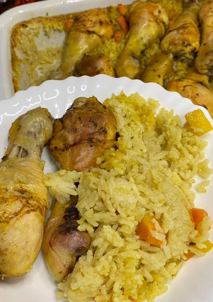 Плов з курячими гомілками в духовці😋